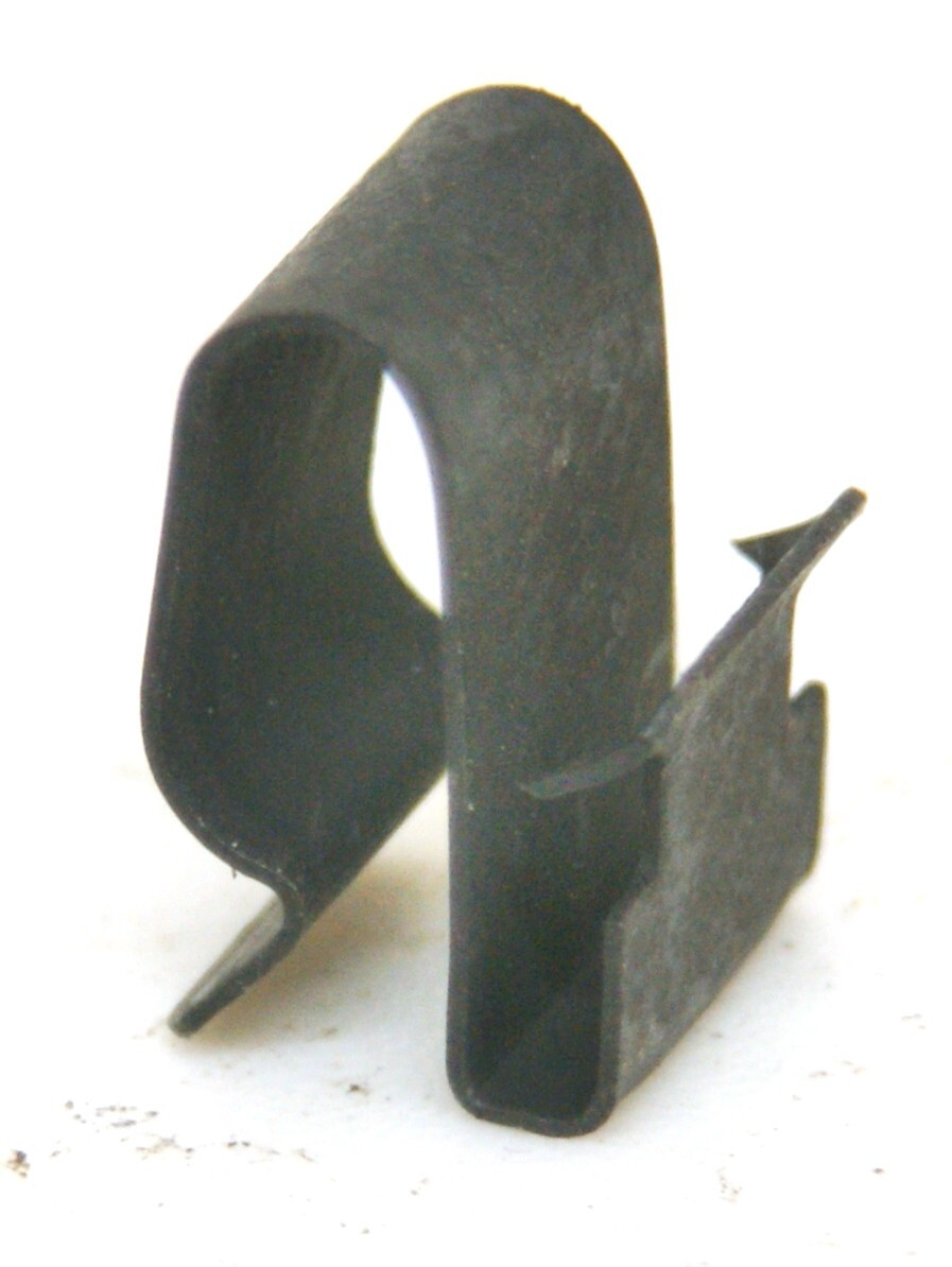 (10) - Automotive Cable Edge Clips - Double With Rolled Edge 8106