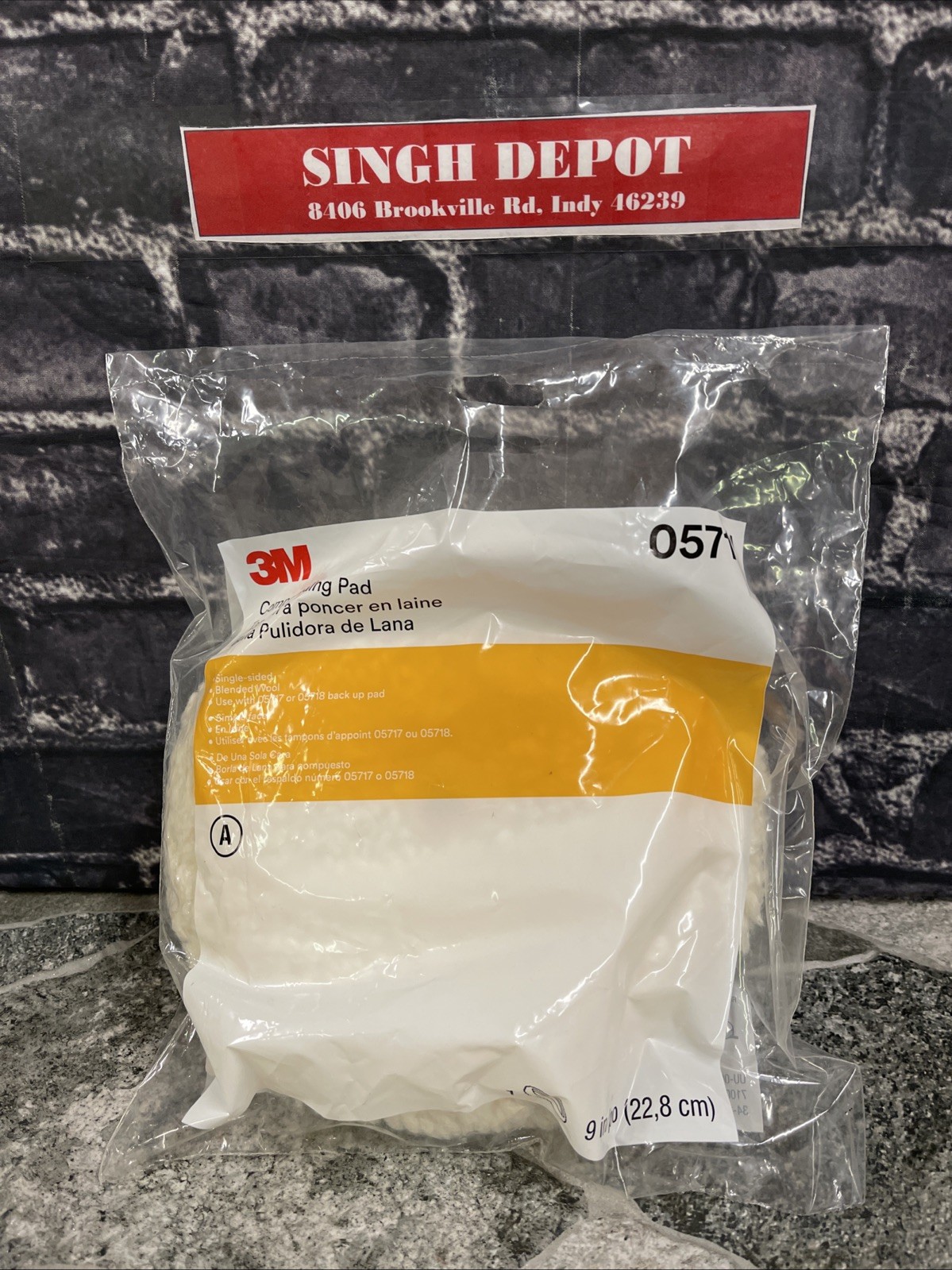 3M 05711 Wool Compounding Pad