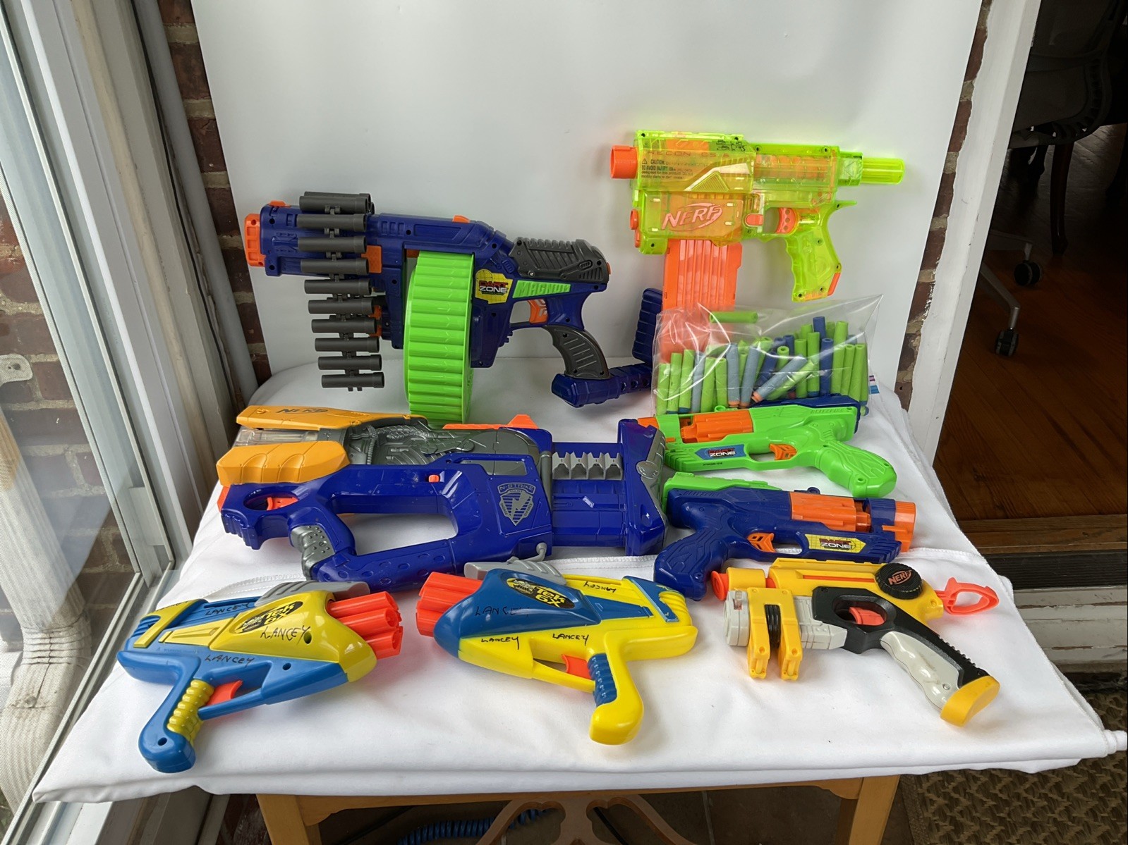 8-Dart Zone/Nerf/Buzz Bee/Assorted Soft Dart Guns Lot TESTED