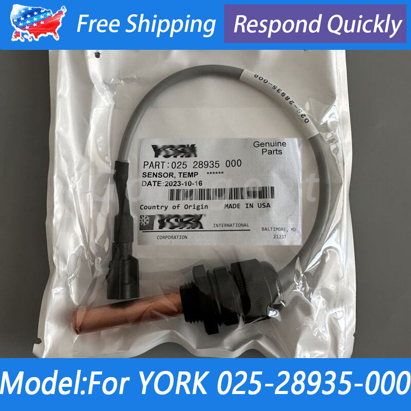 NEW A/C Water Temperature Sensor Probe For York 025-28935-000 02528935000 2Pin