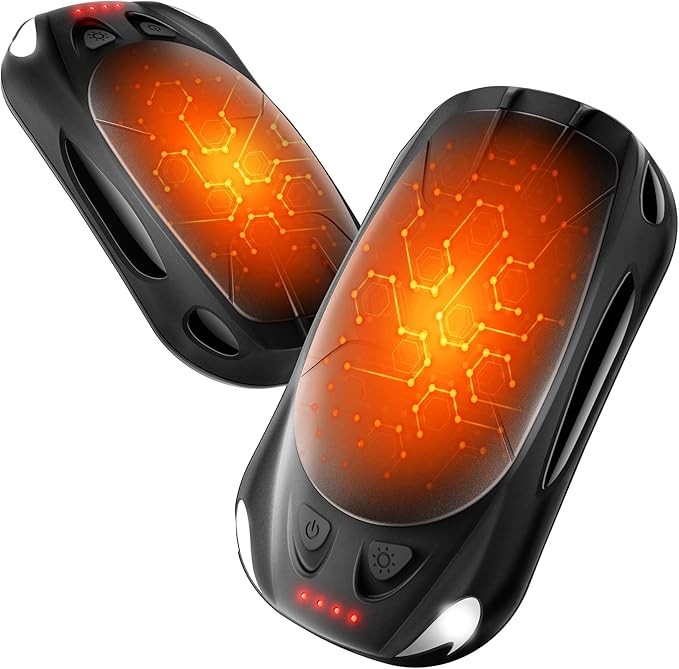 New Electric  Rechargeable Hand Warmers 10000mAh, 2Pack Portable Hand Warmer