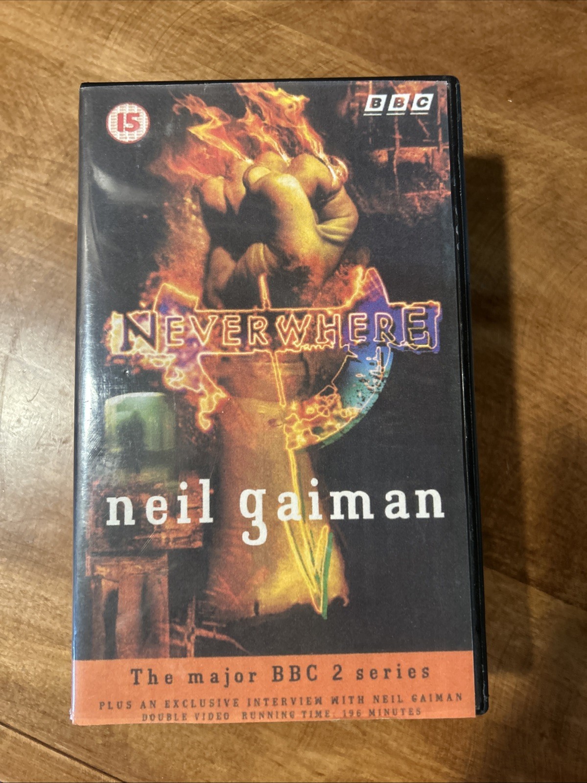 Neil Gaiman Never-Where The Complete Series VHS Double Tape Set Vintage Boxset
