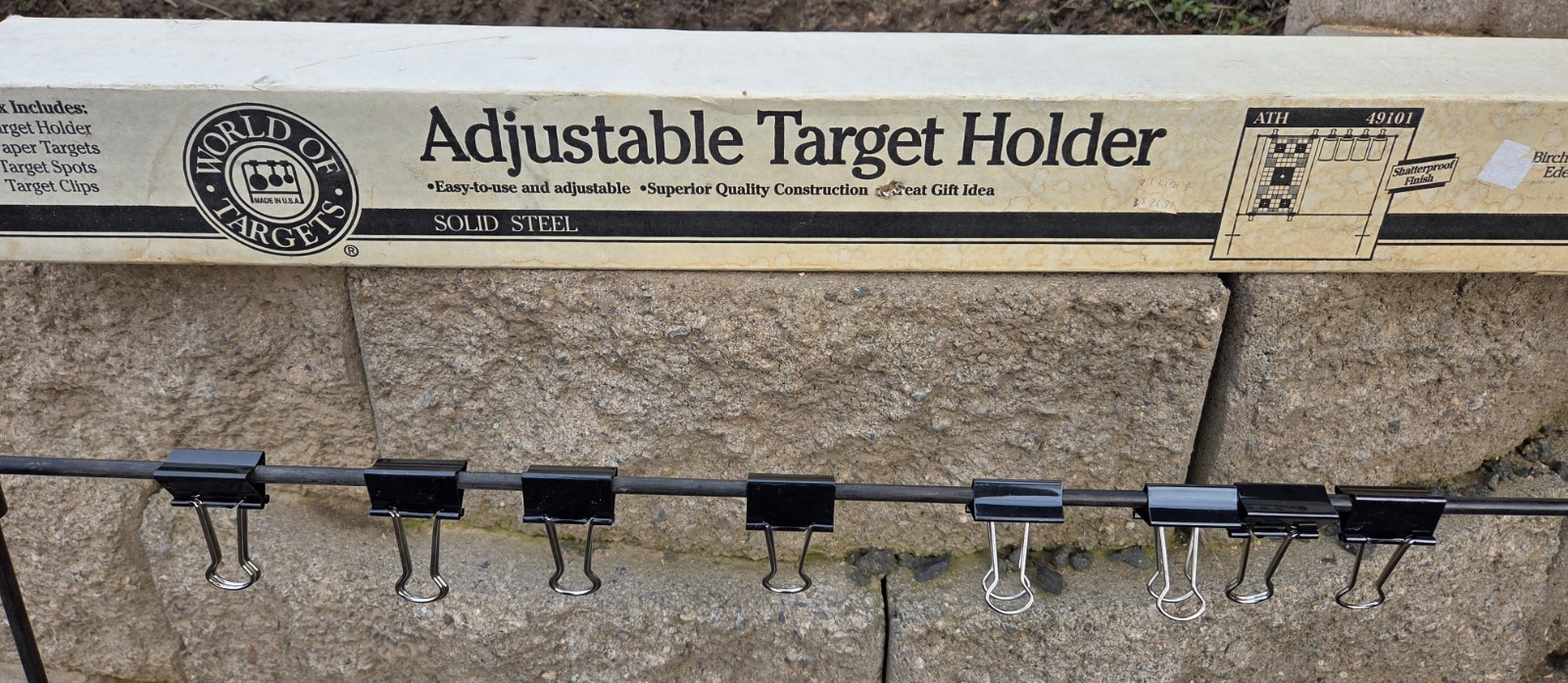 Birchwood Casey Adjustable Steel Target Holder Model ATH-49101