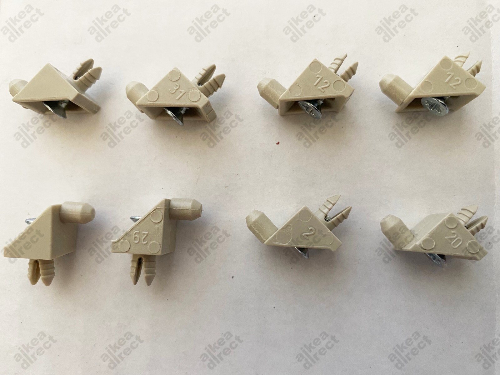 Ikea Shelf support pins, Part # 115344, beige (8 pack) - NEW USA shipped
