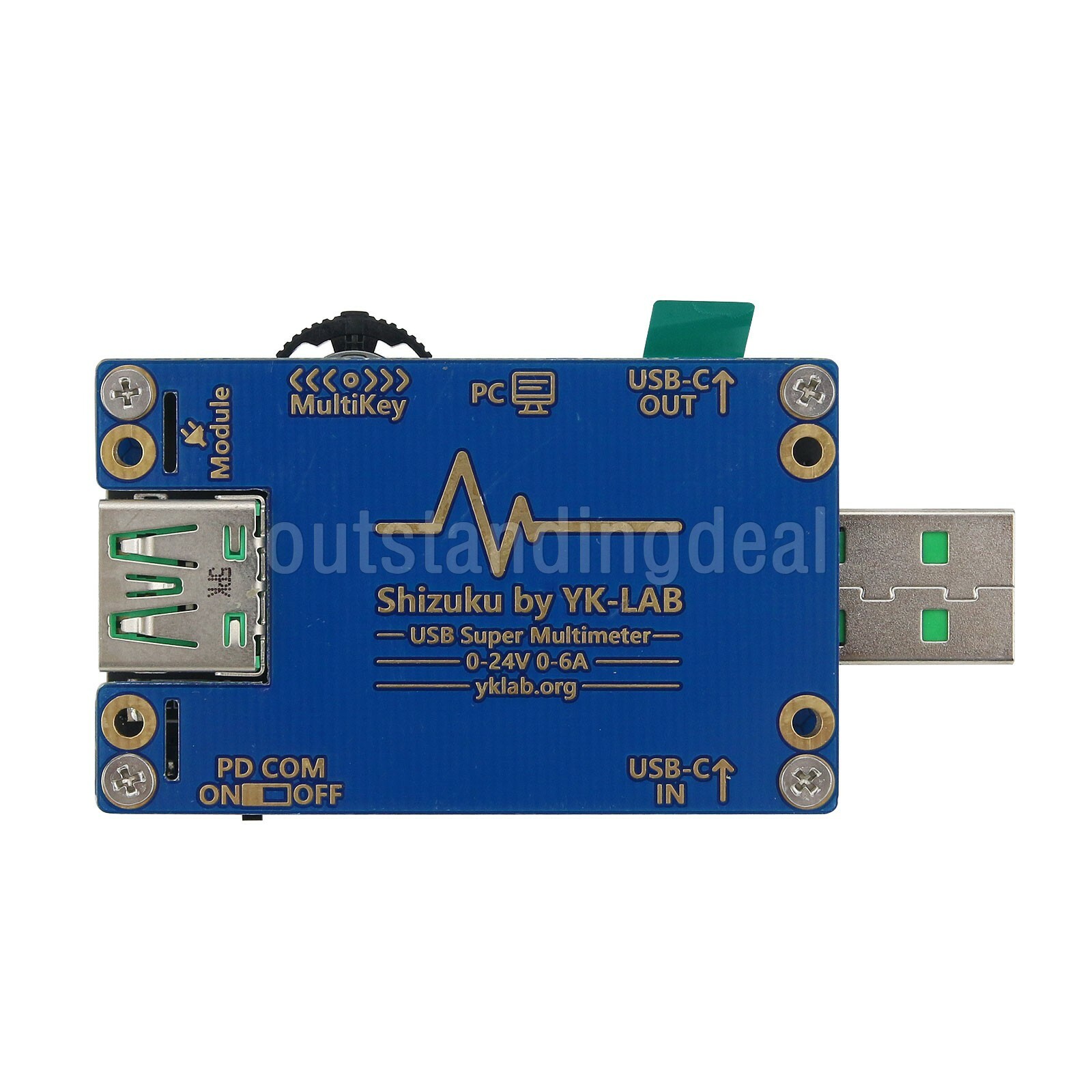 YK001 USB Tester Meter PD Tester Voltage Ammeter Quick Charge Data Cable Charge