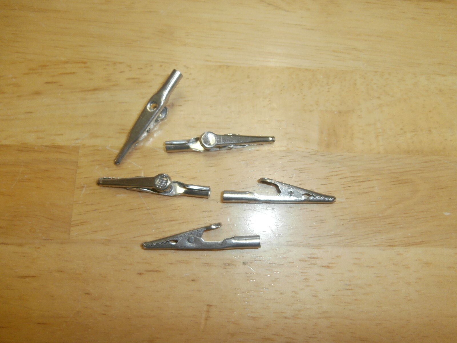 LOT/5 MUELLER #60-X STAINLESS STEEL ALLIGATOR CLIP,USA.BU-60X,NOS