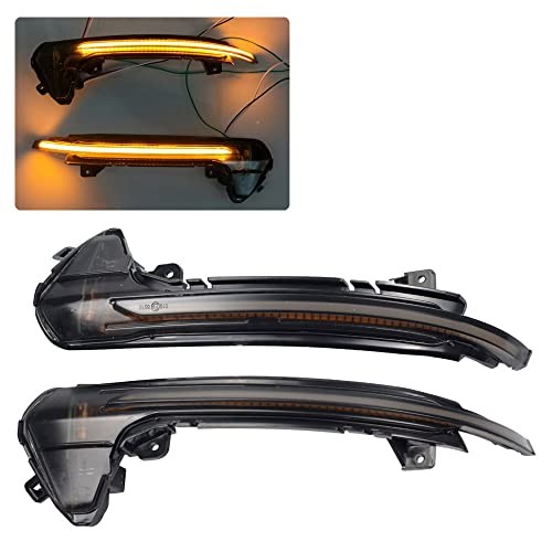 Side Mirror Indicator Dynamic Blinker LED Turn Signal Light Fit For Audi A6