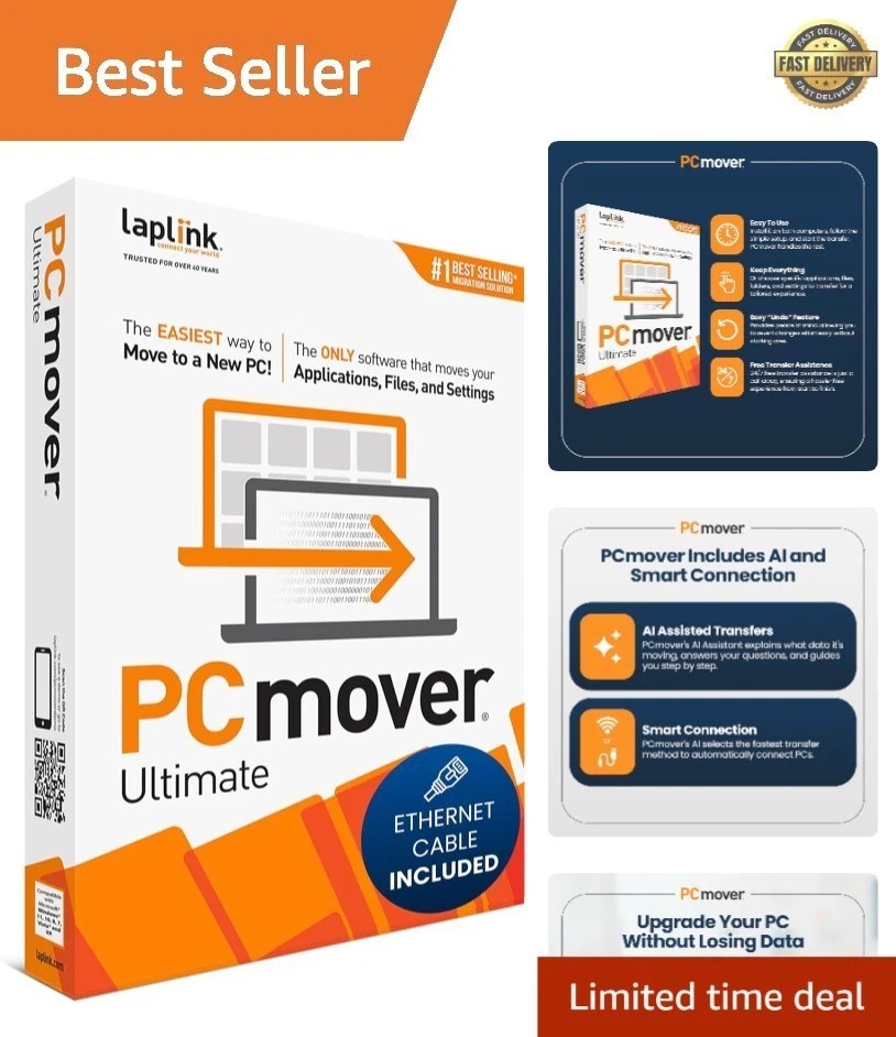 PCmover Ultimate 11 - Migration of your Applications, Files and Settings from...