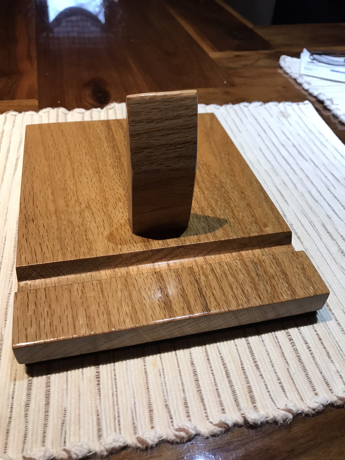 Handmade Oak Tablet/Phone Holder
