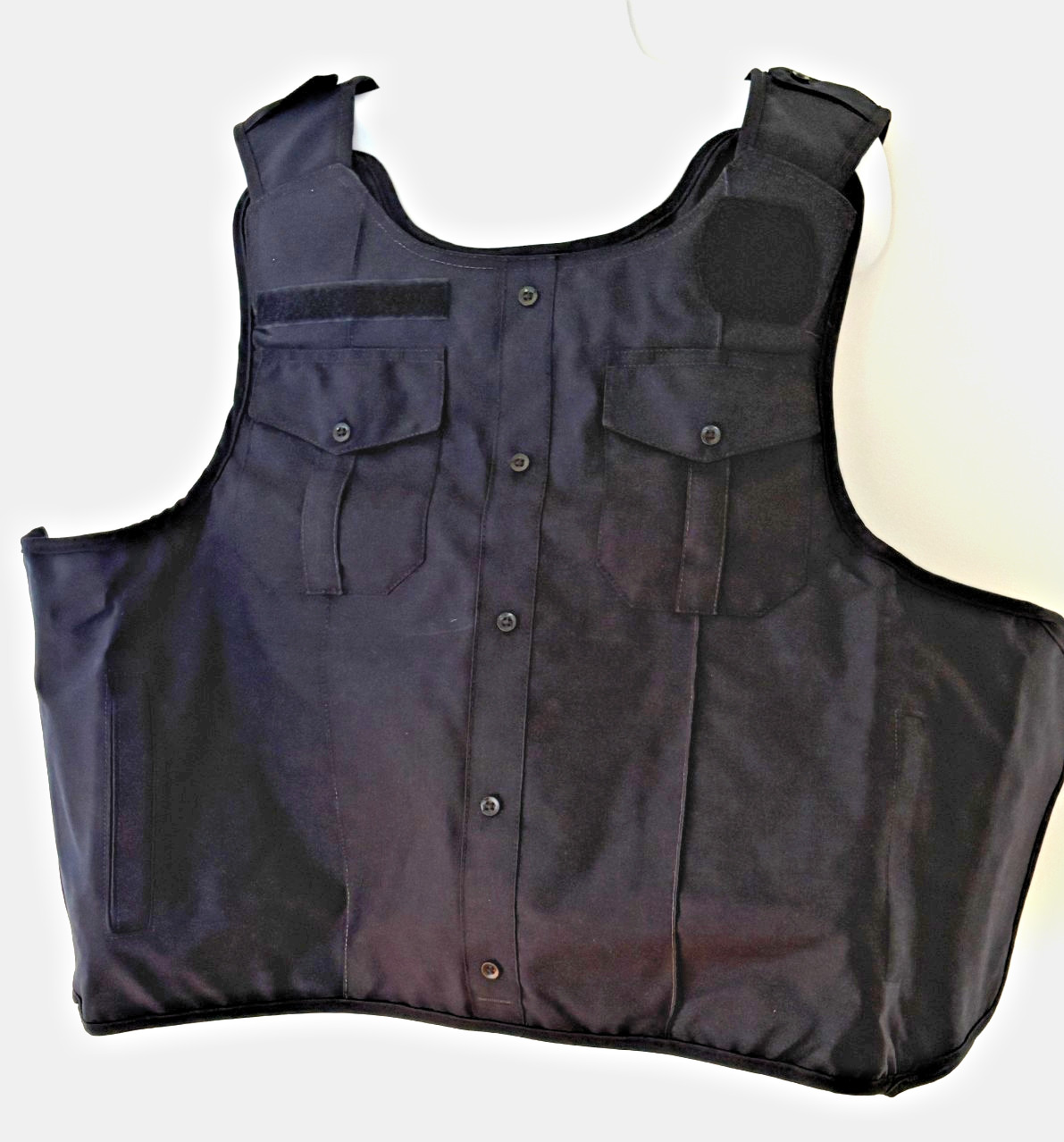 SAFARILAND U1 Clean Uniform Shirt Armor Carrier Side Open 2 Pocket 5XLT Drk Navy