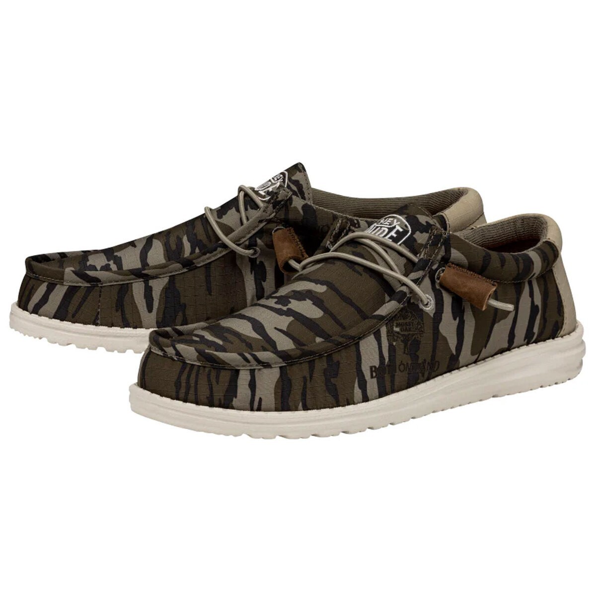 Hey Dude Men's Wally Mossy Oak Original Bottomland Casual Shoes