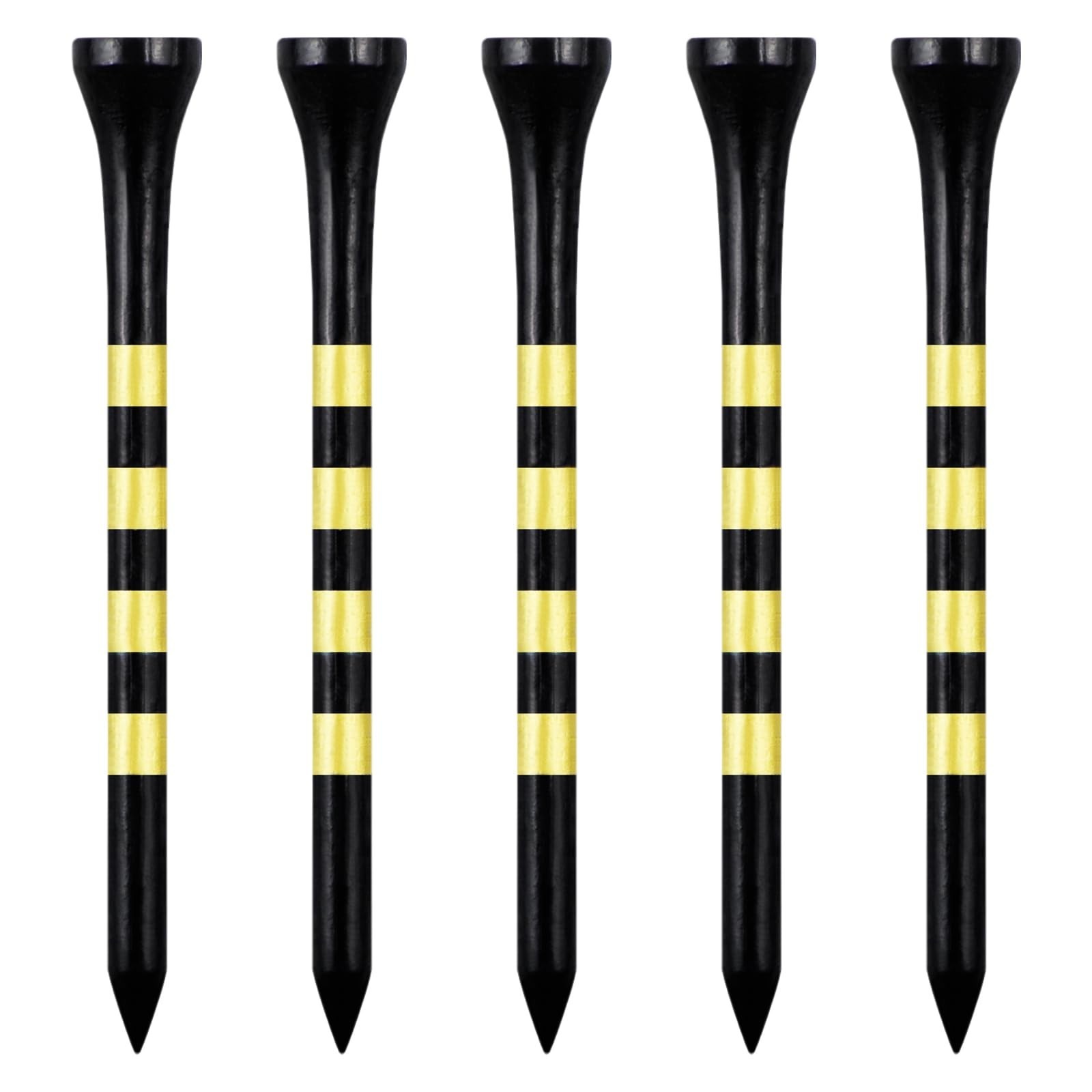 Zivisk Wooden Golf Tees 3-1/4 inch 100 Count 3.25" Long Golf Wood Bamboo Tees