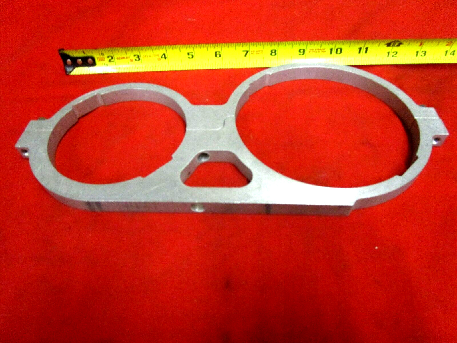 ALUMINUM FIRE BOTTLE MOUNTING BRACKET 4" X 5-1/4" DIAMETER BOTTLES, NASCAR