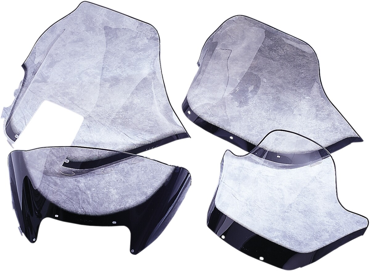 SNO Stuff Windshield Low - 12.5in. Smoke/Graphics 450-167-03
