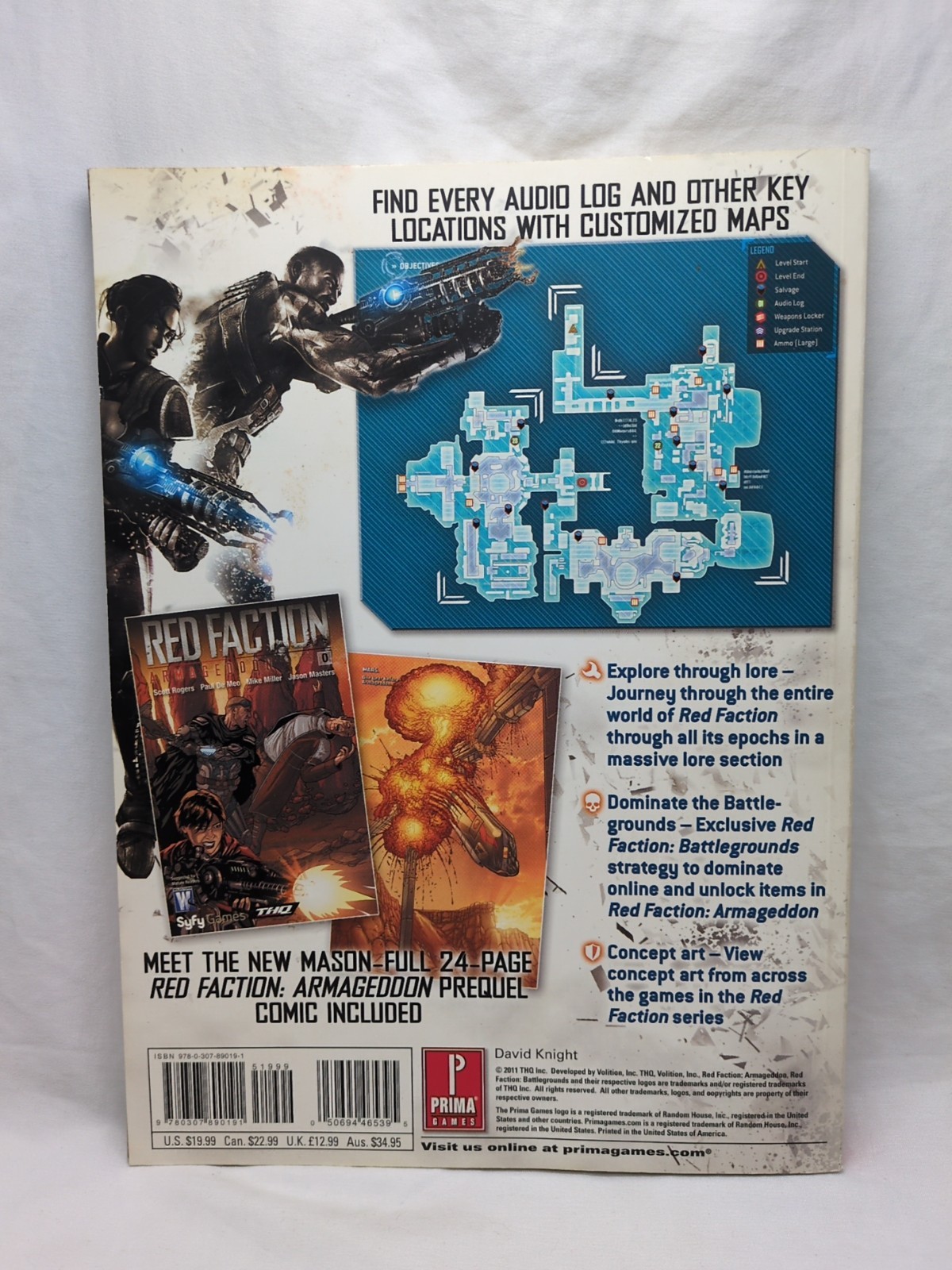 Red Faction Armageddon Prima Official Strategy Guide Book