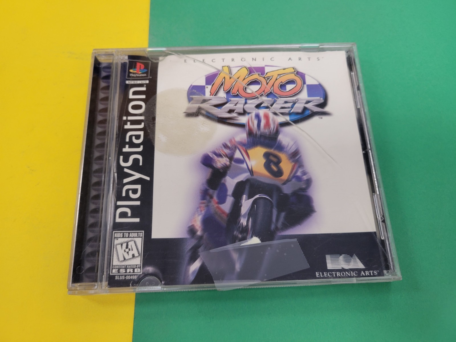 Moto Racer (Sony PlayStation 1, 1997) Electronic Arts Case Only