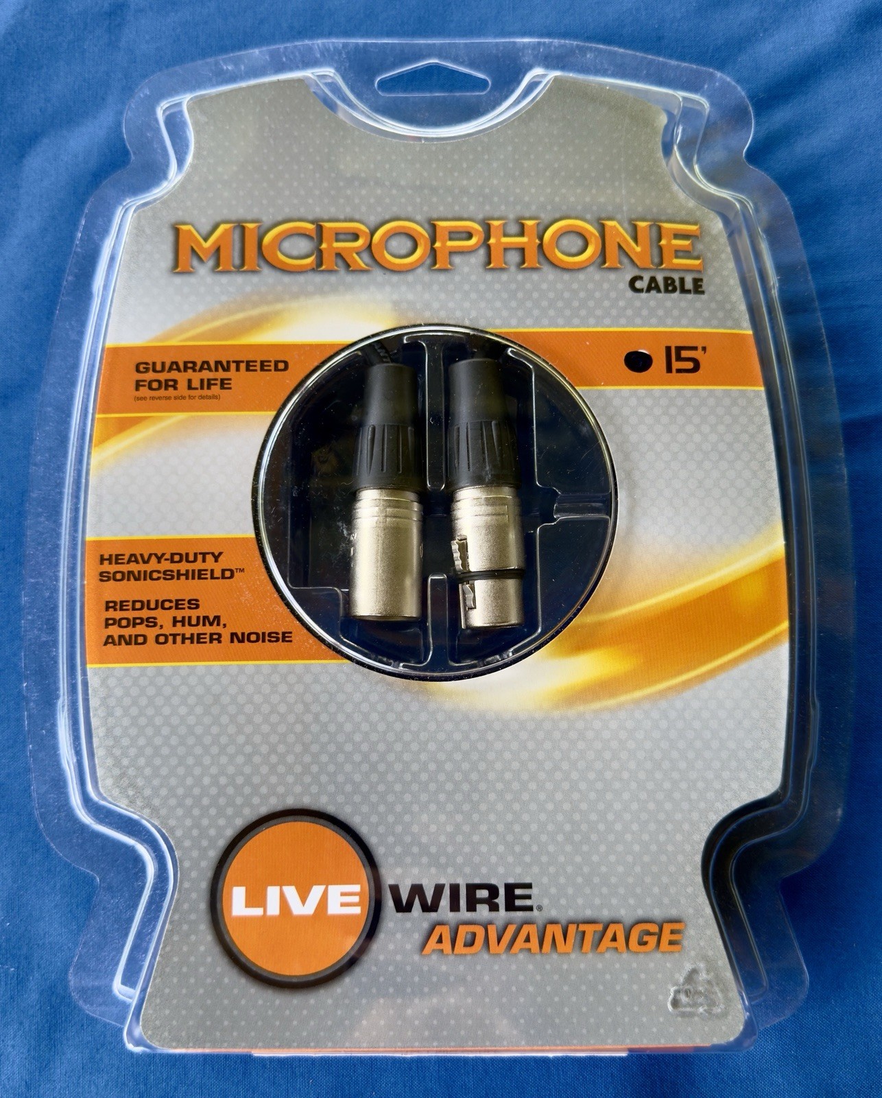 Sterling PF2 Pop Filter + Live Wire 15ft XLR Mic Cable Recording Bundle NEW