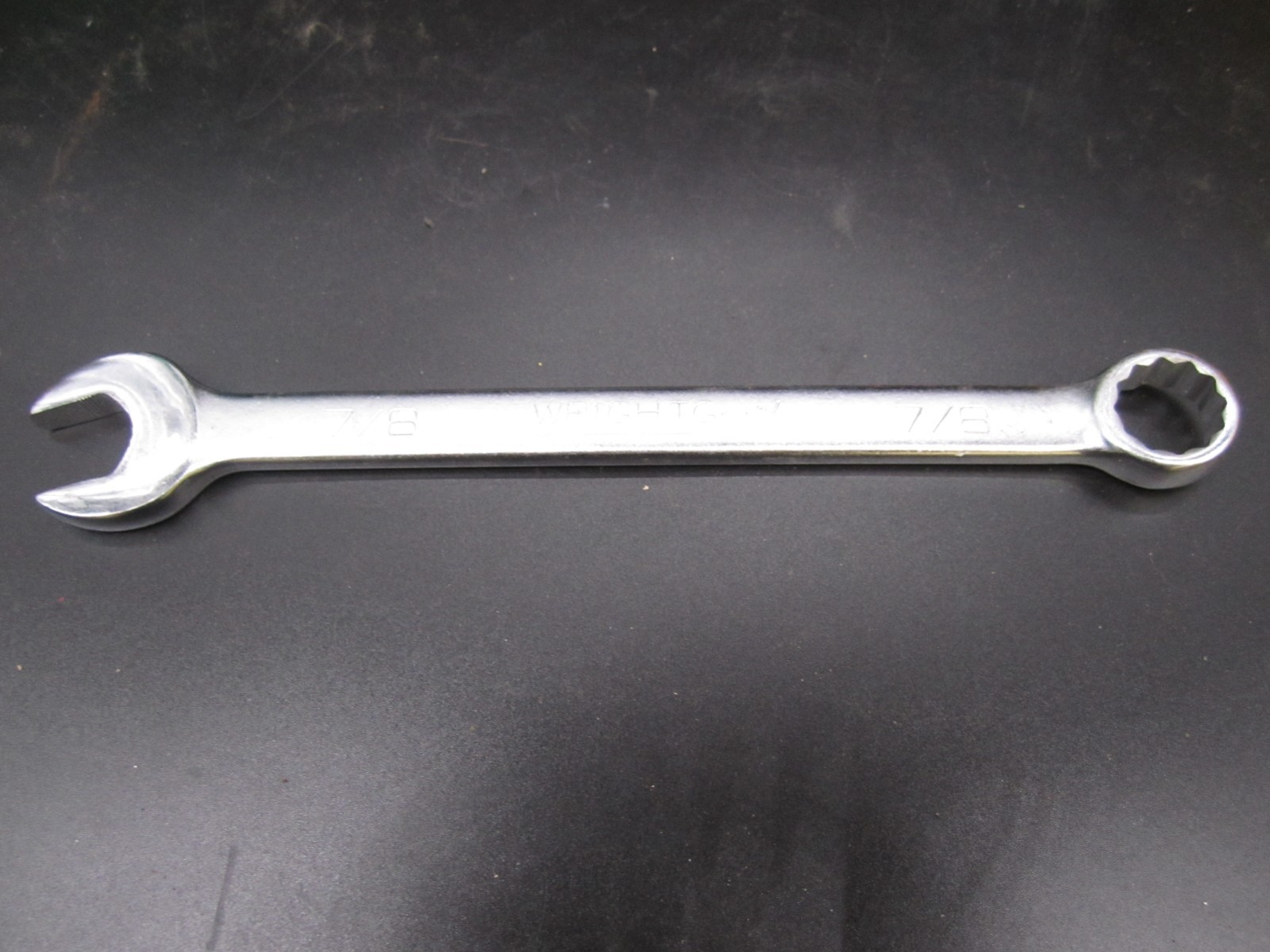 Wright Grip 1127  7/8” Open End Wrench satin finish Used Free Shipping