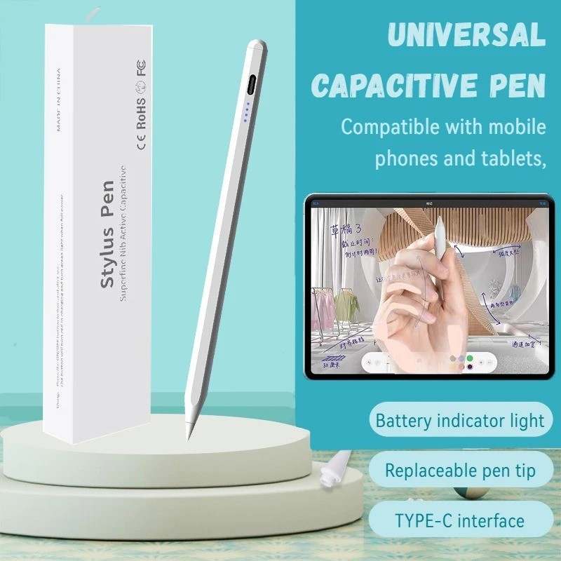 Universal Capacitive Stylus Pen for Android iOS Windows Tablets & Smartphones
