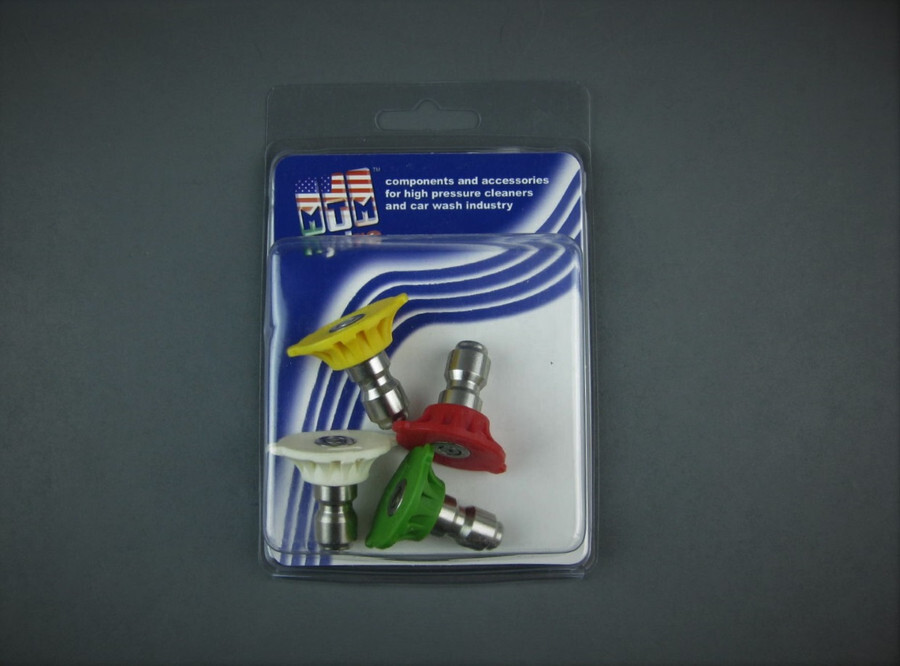 MTM Hydro 17.0584 QC Hydrojet SS 9.0 Power Washer Tips 4 Pack