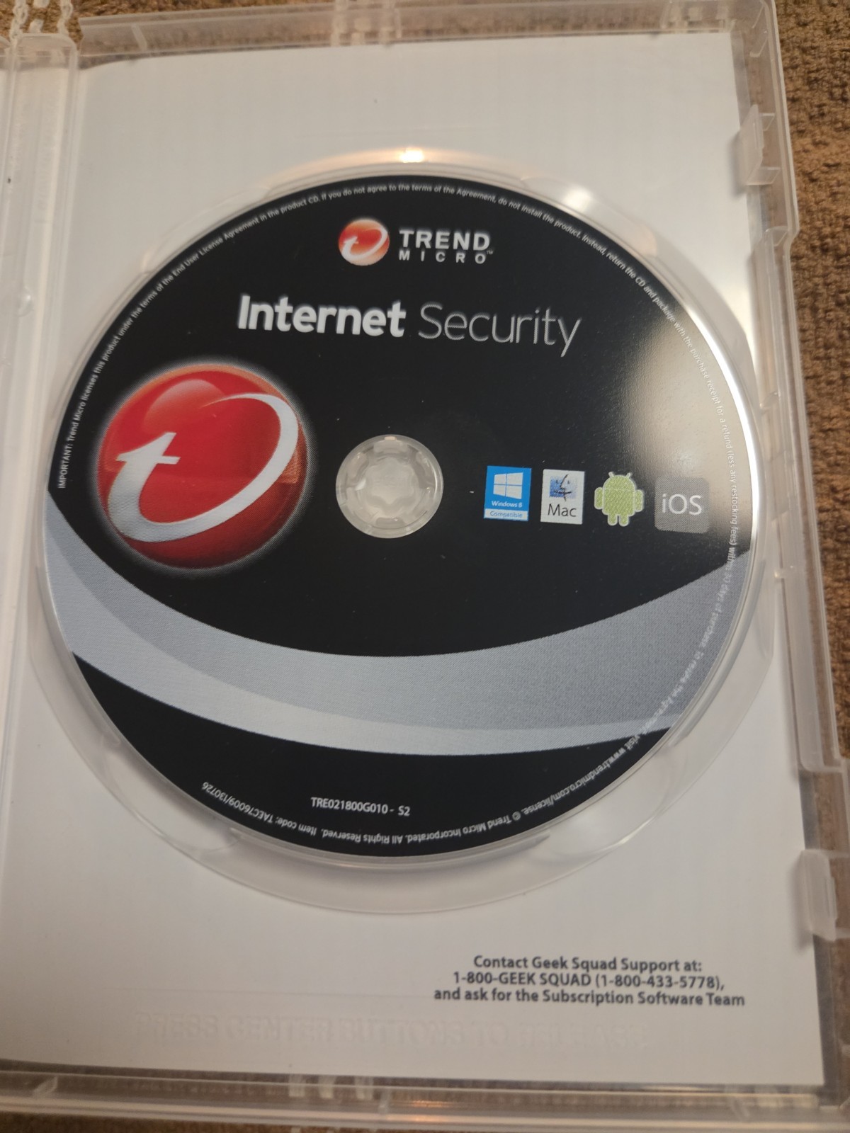Trend Micro Internet Security (2014) 3 Devices, Windows 8, Mac, IOS, Android