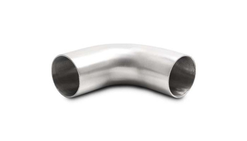 Vibrant 13342 OD 2.75in Tangent Length T304 SS 90 Deg Mandrel Bend w/Extended L