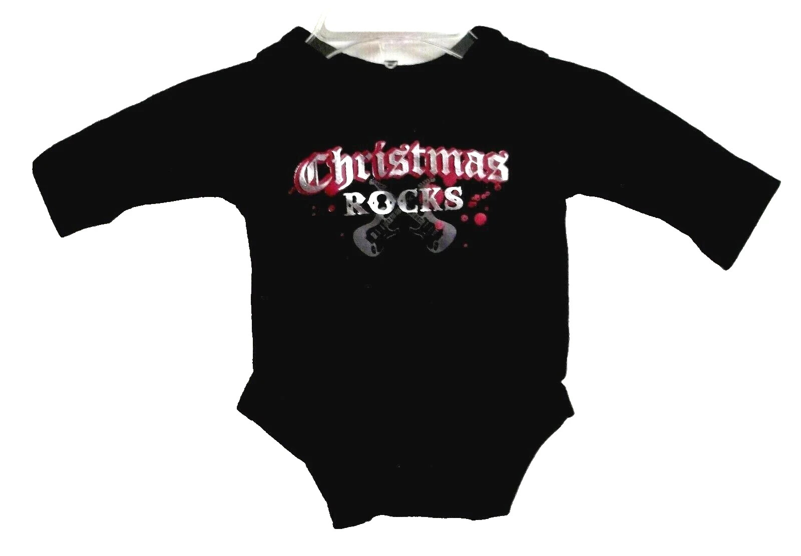 NEWBORN Christmas Rocks Baby One Piece Outfit NB Baby Glam New - SEE DETAILS