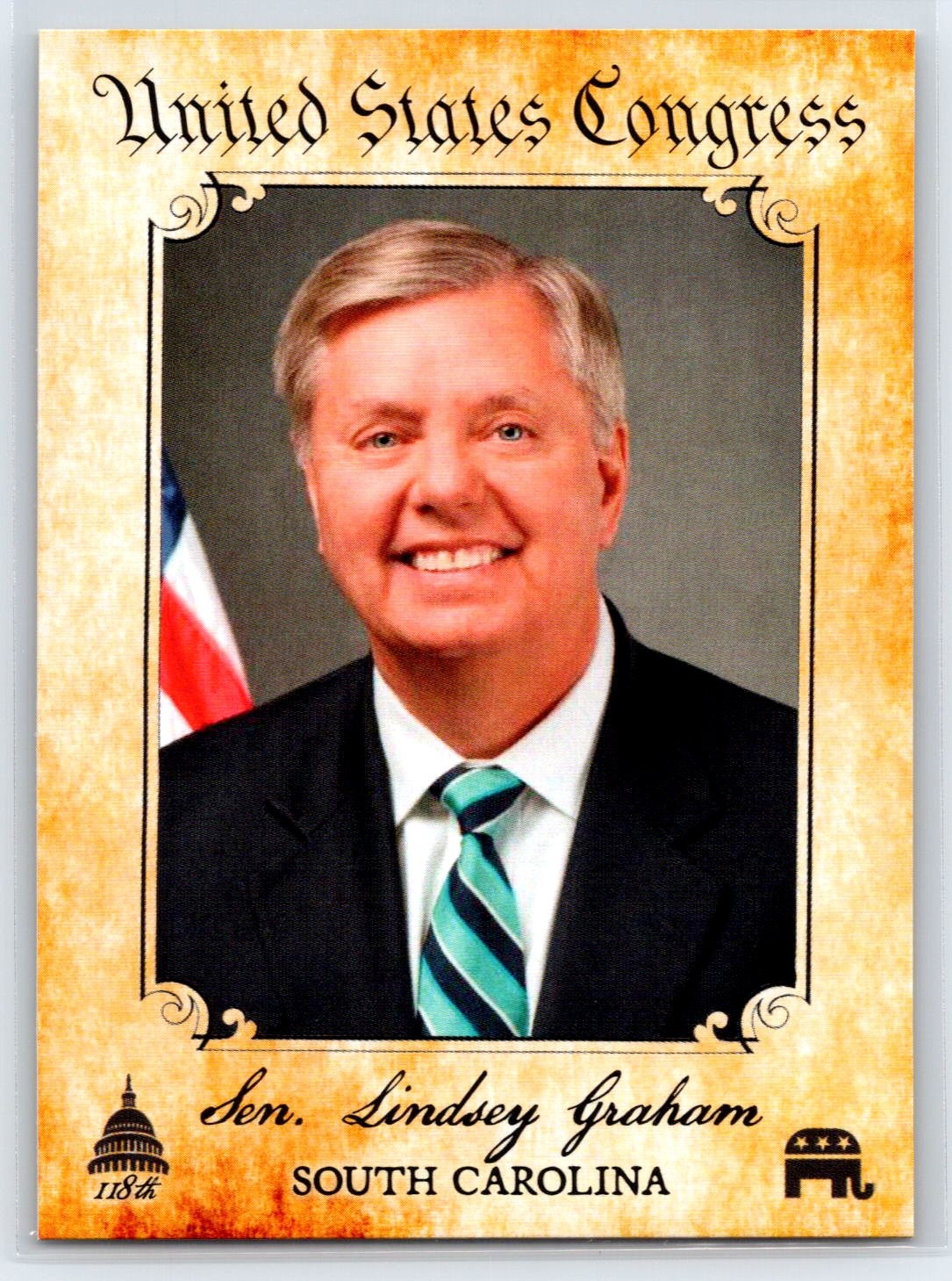 2024 Fascinating Cards 118th US Congress Lindsey Graham #079