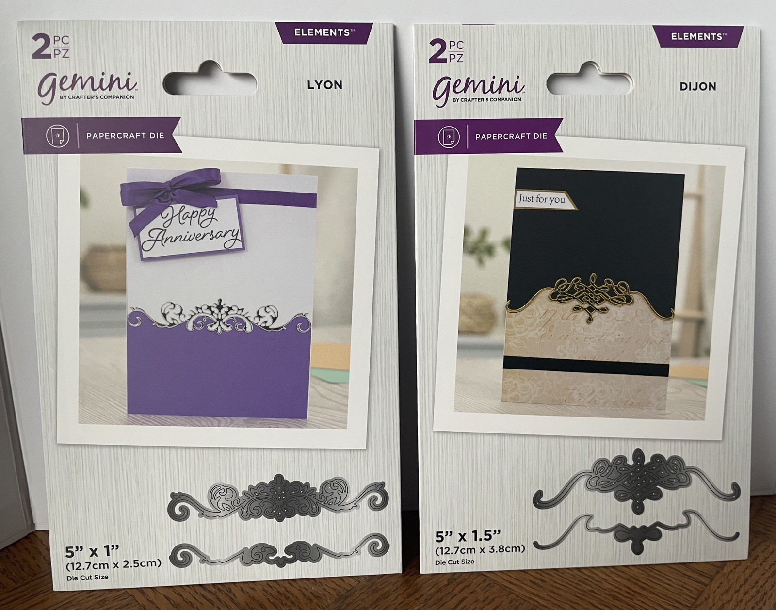 Baroque Border “Dijon & Lyon” Die Sets, Set of 2 by Crafters Companion