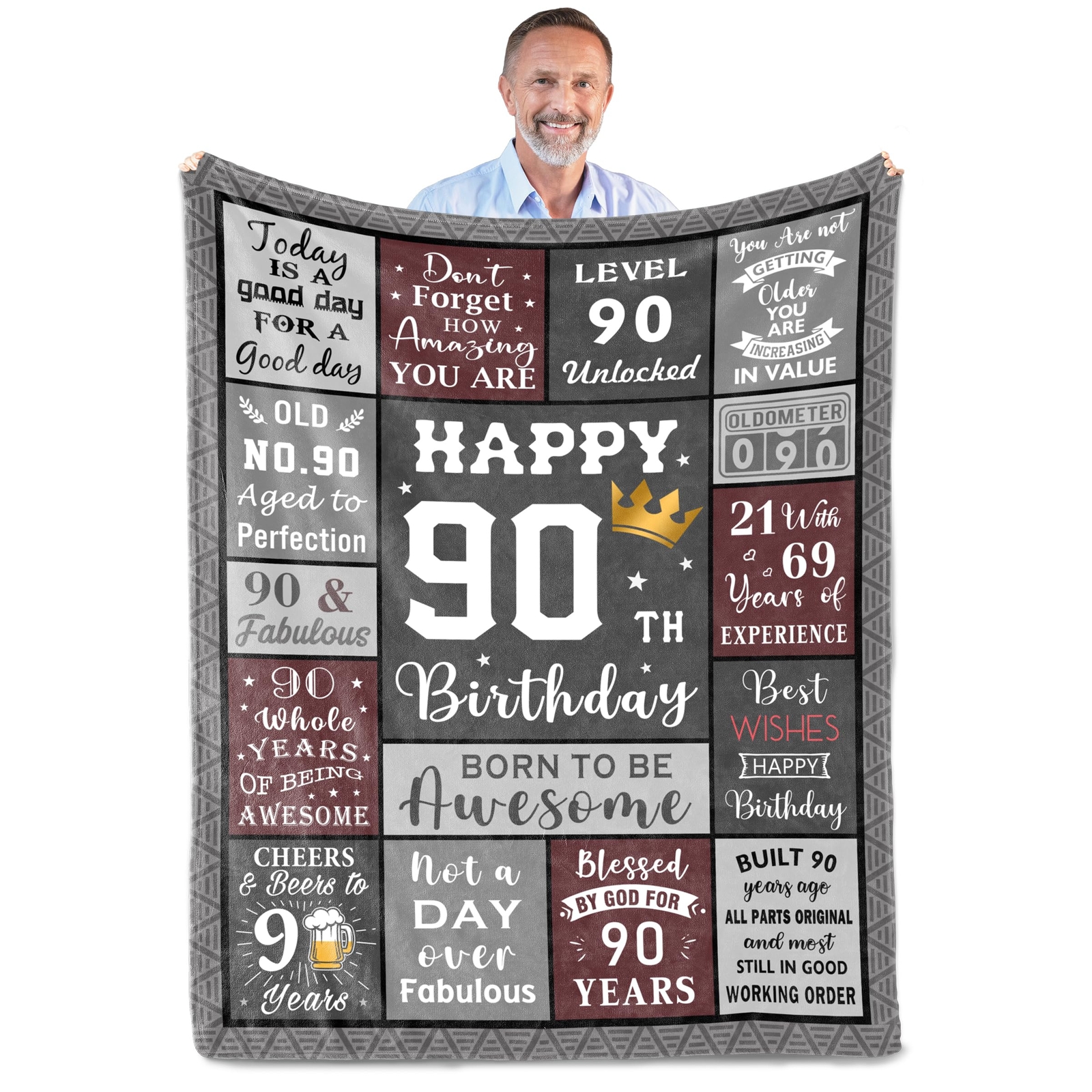 90th Birthday Gifts for Men 90 Year Old Birthday Gifts for Men Gifts for 90 Y...