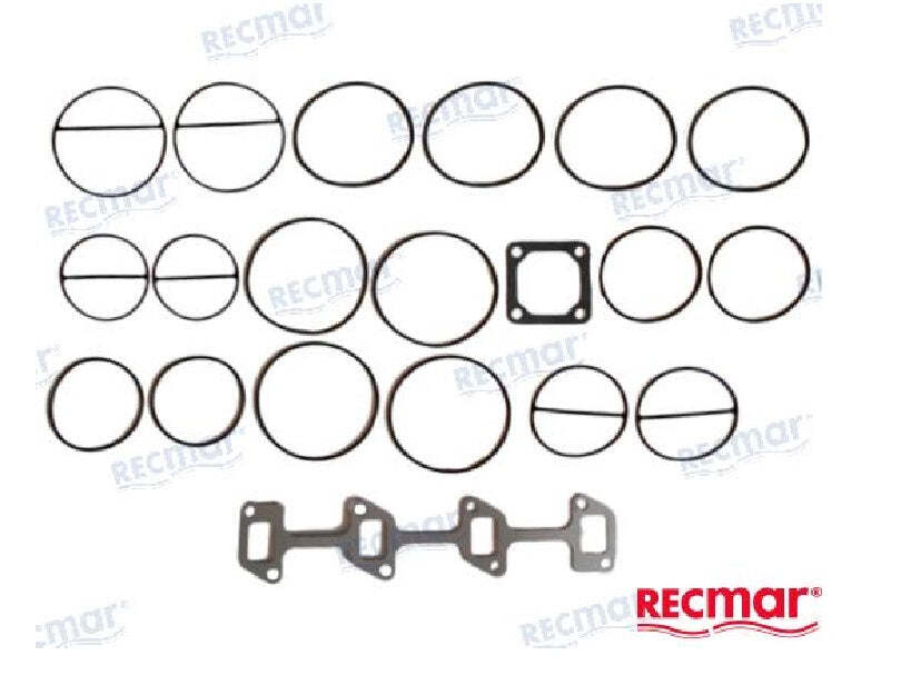 Seal kit for Yanmar 4JH radiator cooler replaces 129550-13110 129693-44420