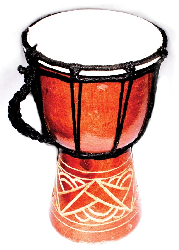 8" Djembe Handmade Small Round Hand Drum Musical Instrument