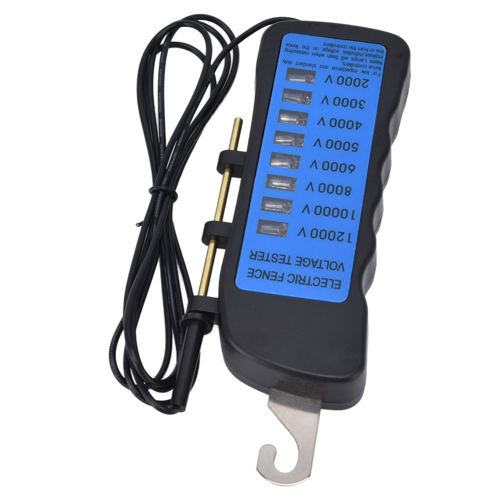 Portable Animal Husbandry Farm Electronic Fence Voltage Tester 8-12kV Fence Volt