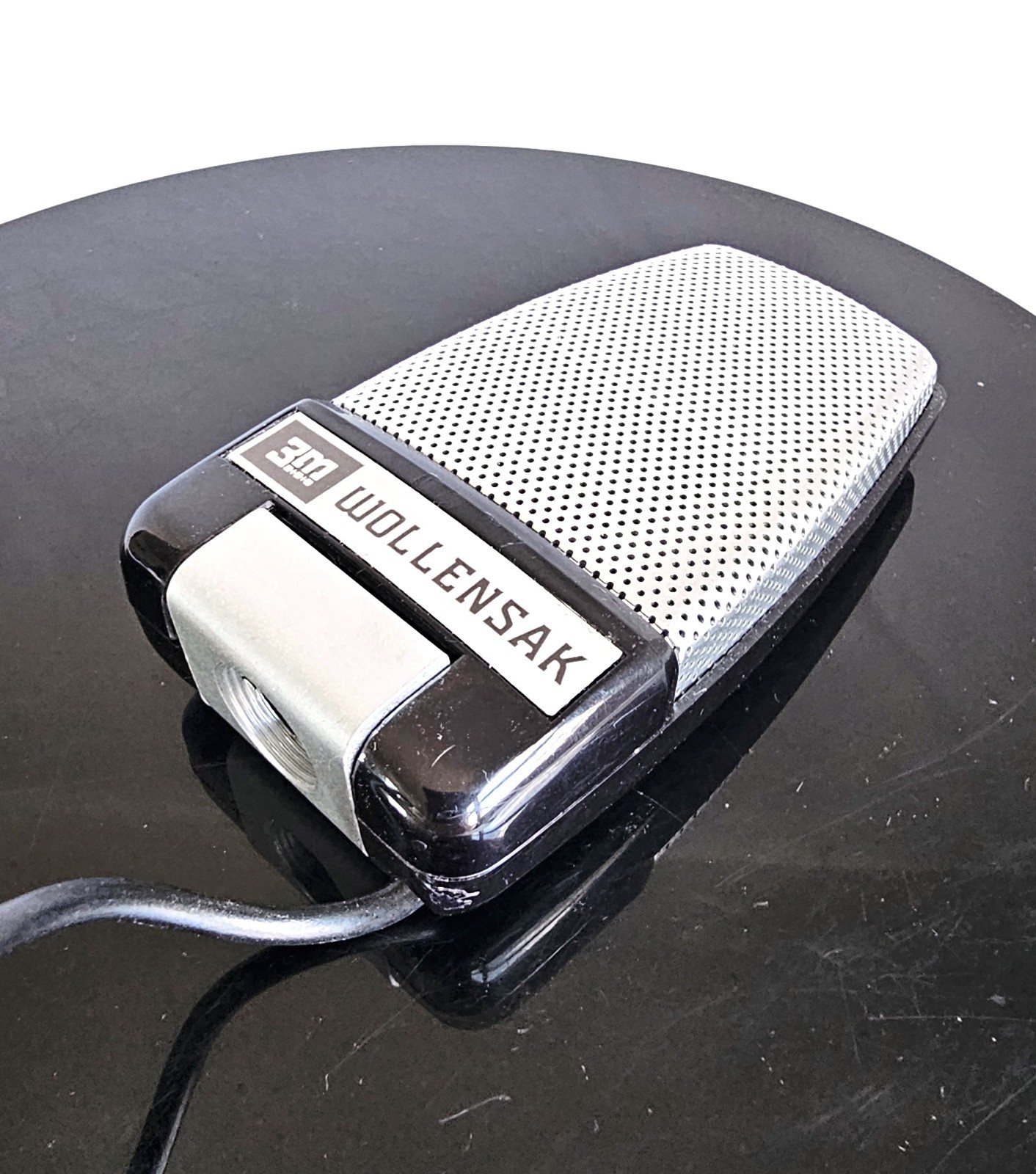MICROPHONE VINTAGE- WOLLENSAK MODEL B-162-20 1950's WORKING