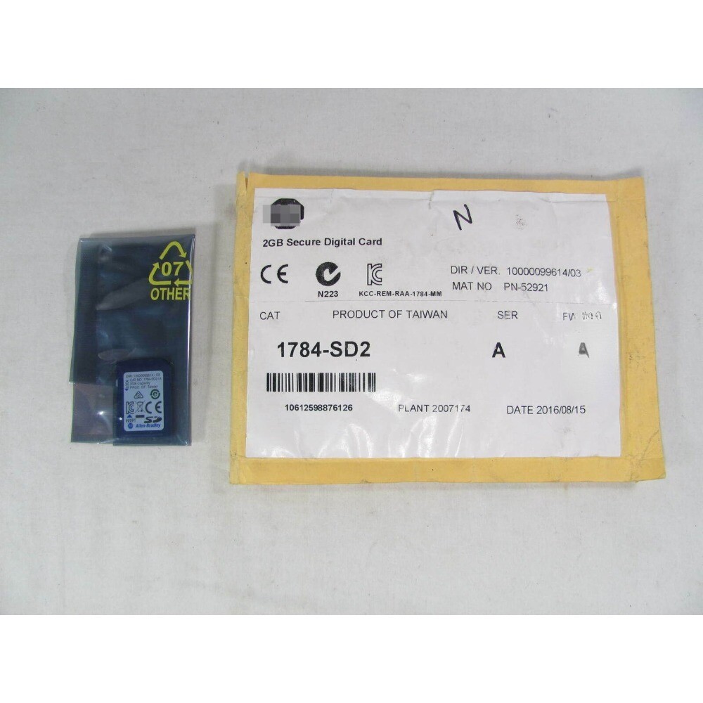 1784-SD2 ControlLogix Secure Digital Card Brand New Sealed 1784SD2