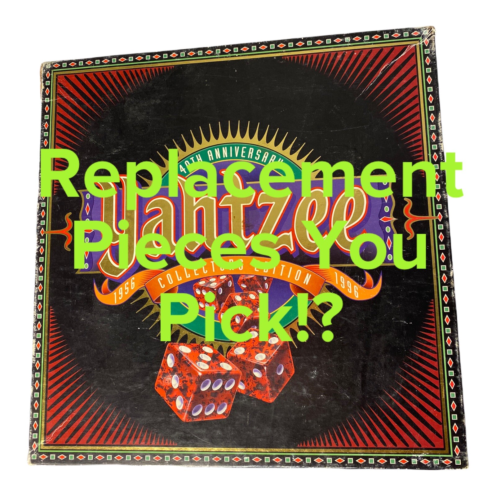 Yahtzee 1956 Collectors Edition Replacement Parts You Pick!!!