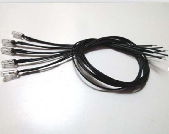 NEW 5 Wired Light Bulbs 12v 50mA for Pioneer SX Receivers 4mm with tracking #