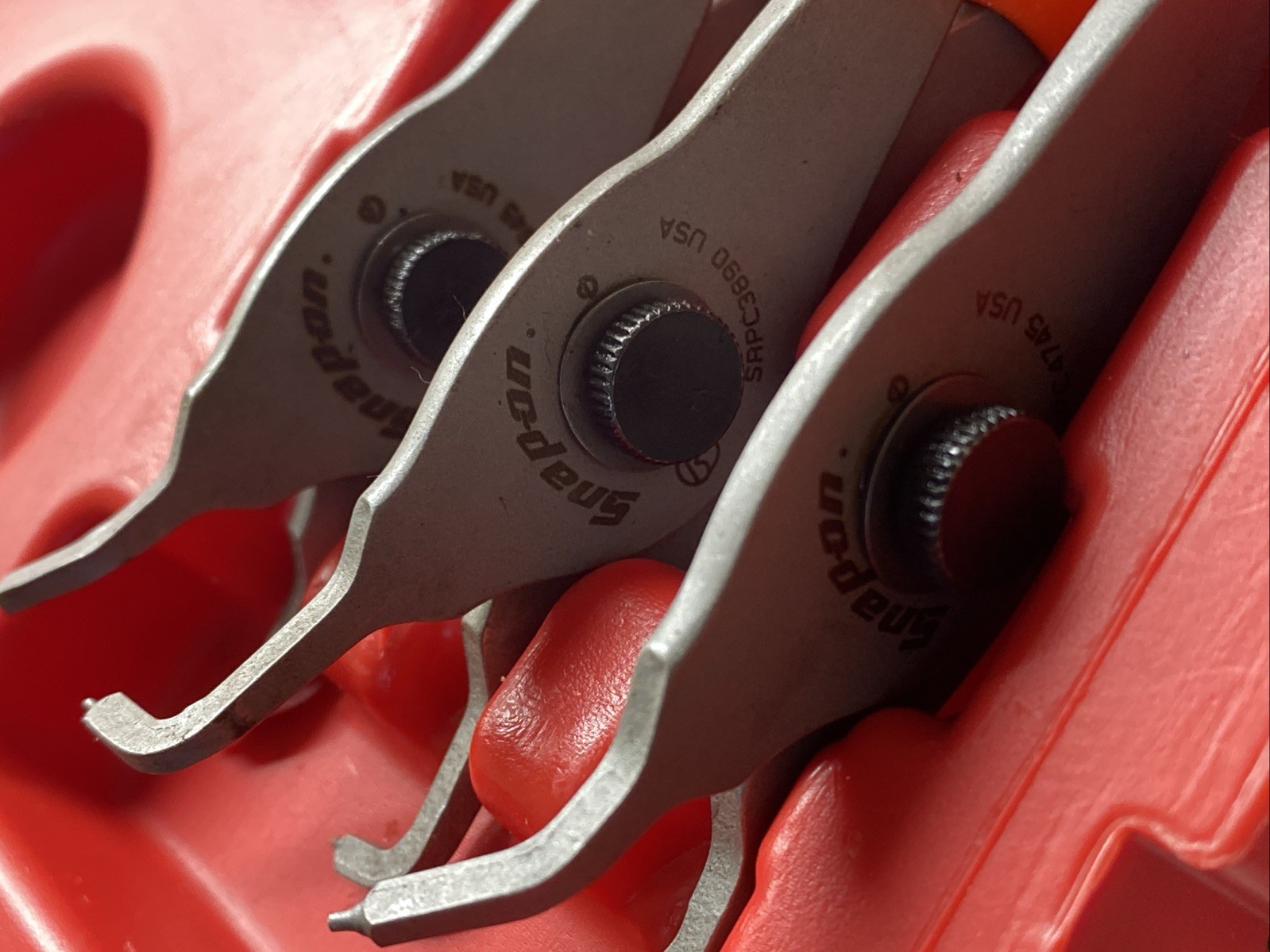 SNAP ON KIT SRPC113 SNAP RING PLIERS ORANGE COLOR