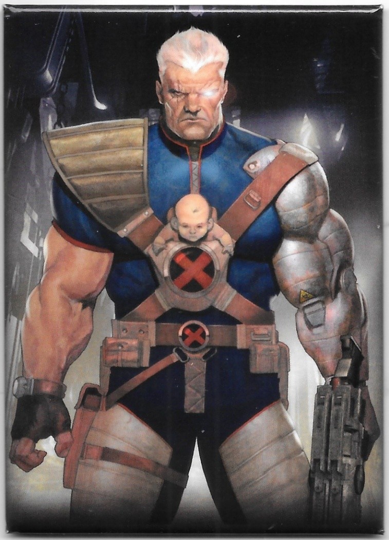 Marvel Comics Cable Olivetti Art Image Refrigerator Magnet X-Men NEW UNUSED