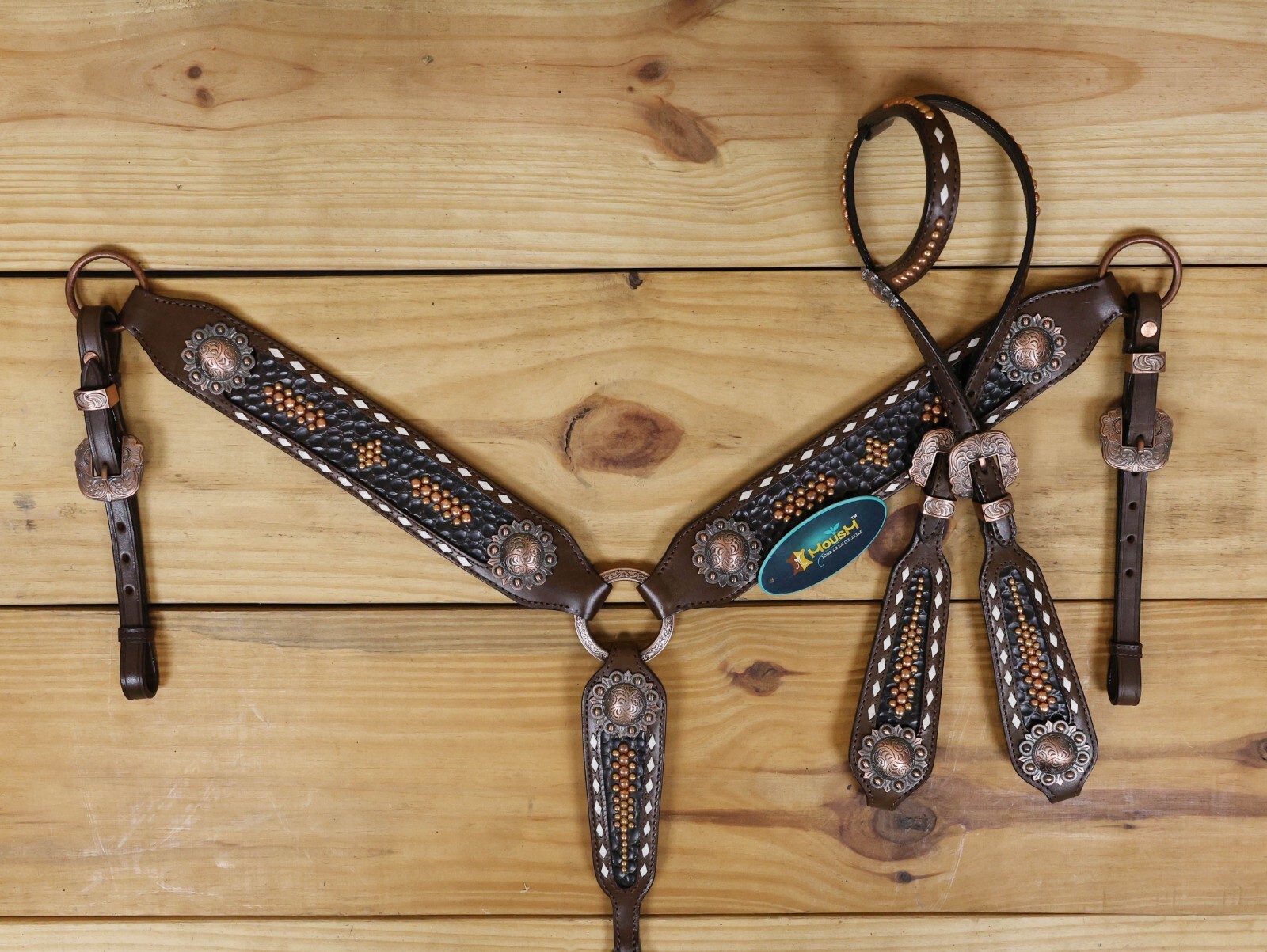 Headstall & Breast Collar Tack Set for Horse