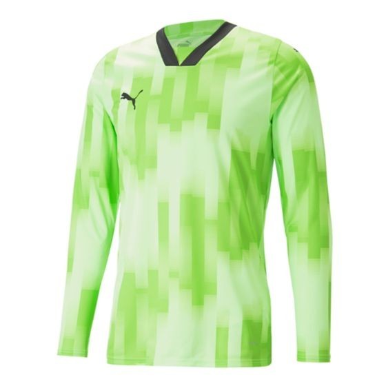 $60 PUMA TeamTarget LS Goalkeeper Jersey Fizzy Lime Green Men's Small 705646-20