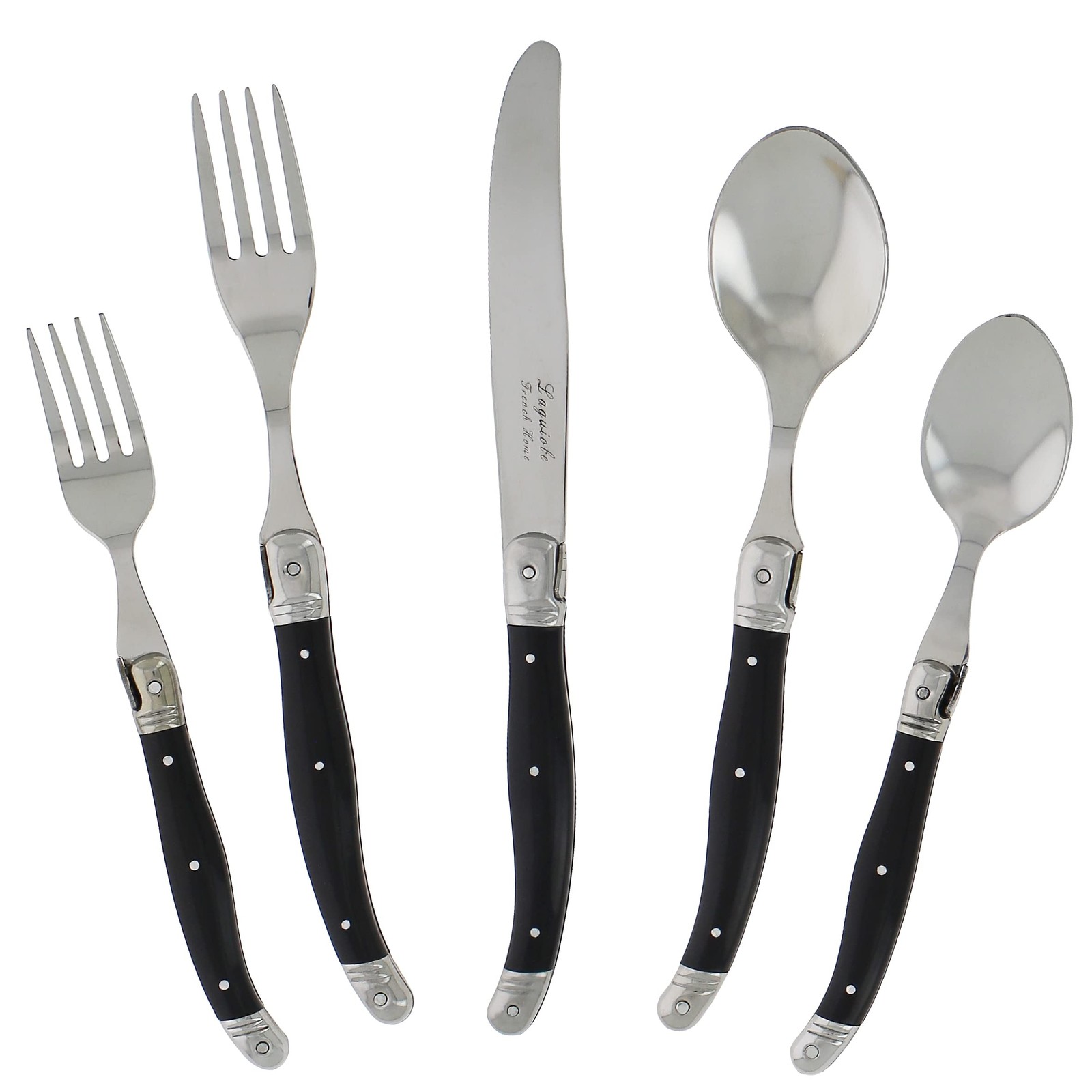 Laguiole 20 Piece Flatware Set – Stainless Steel Flatware Set for 4 – Luxurio...