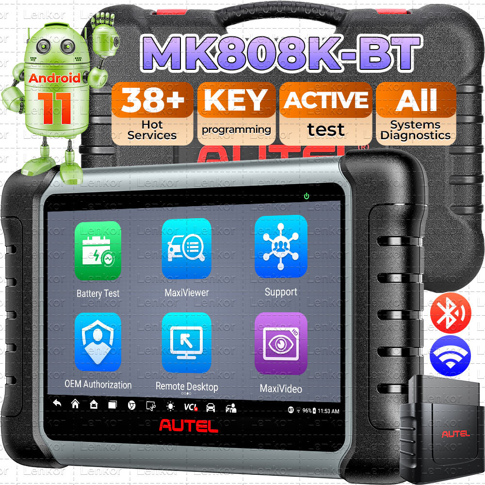 2026 Autel MaxiCOM MK808K-BT Scanner Full Bidirectional Tool Same as MK808BT Pro
