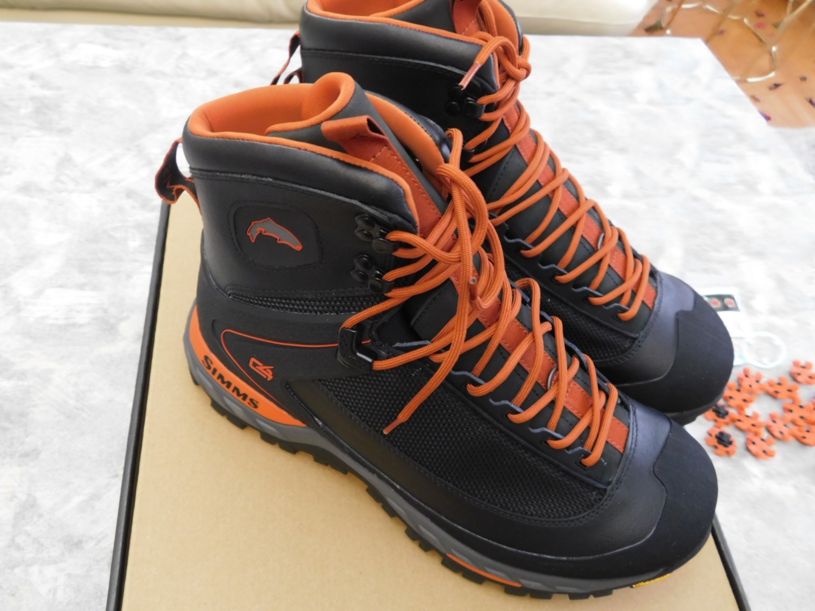 Simms G4 PRO Powerlock Wading Boots - Vibram® Sole SIZE 13
