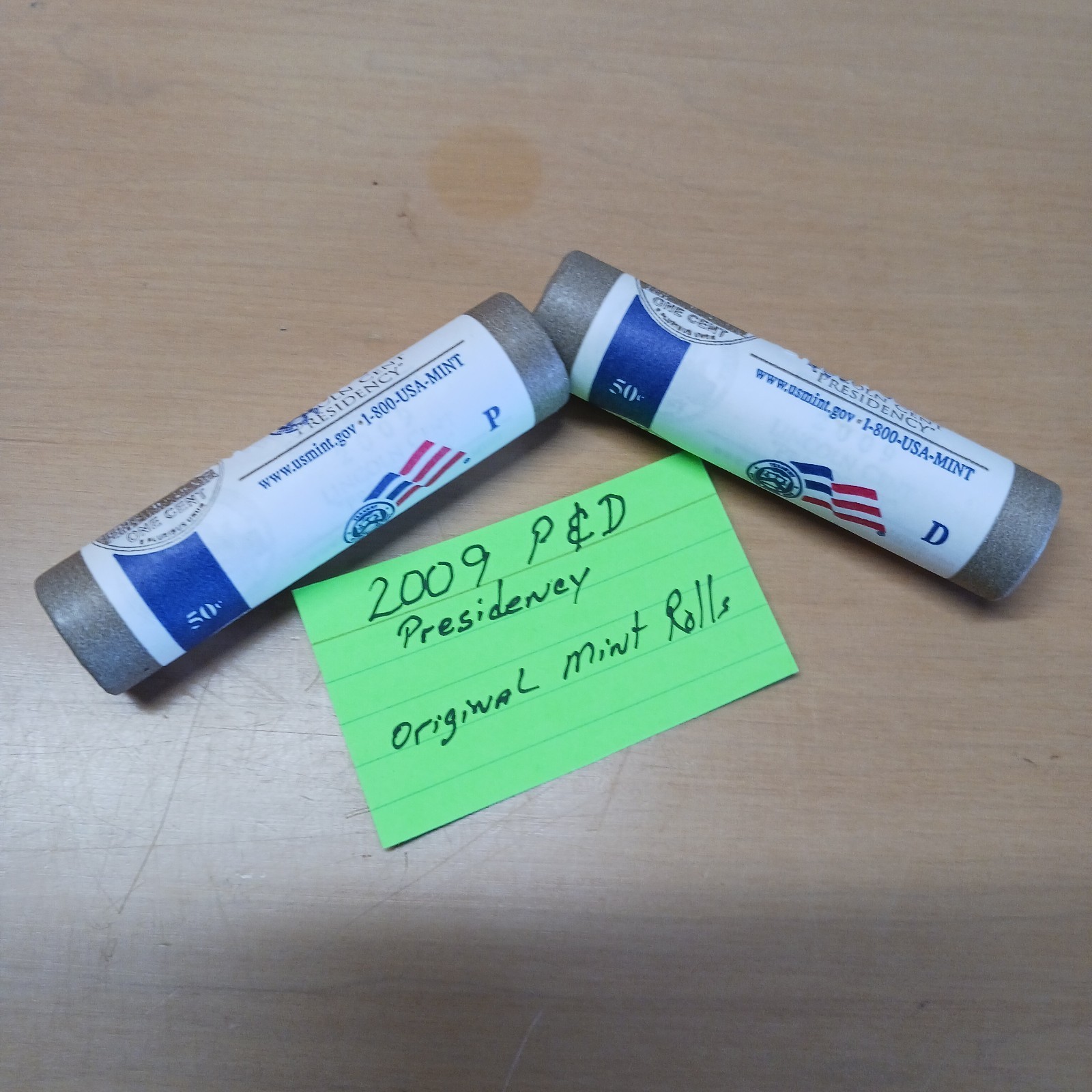 2009 P&D Presidency Lincoln Cent Original Mint Rolls