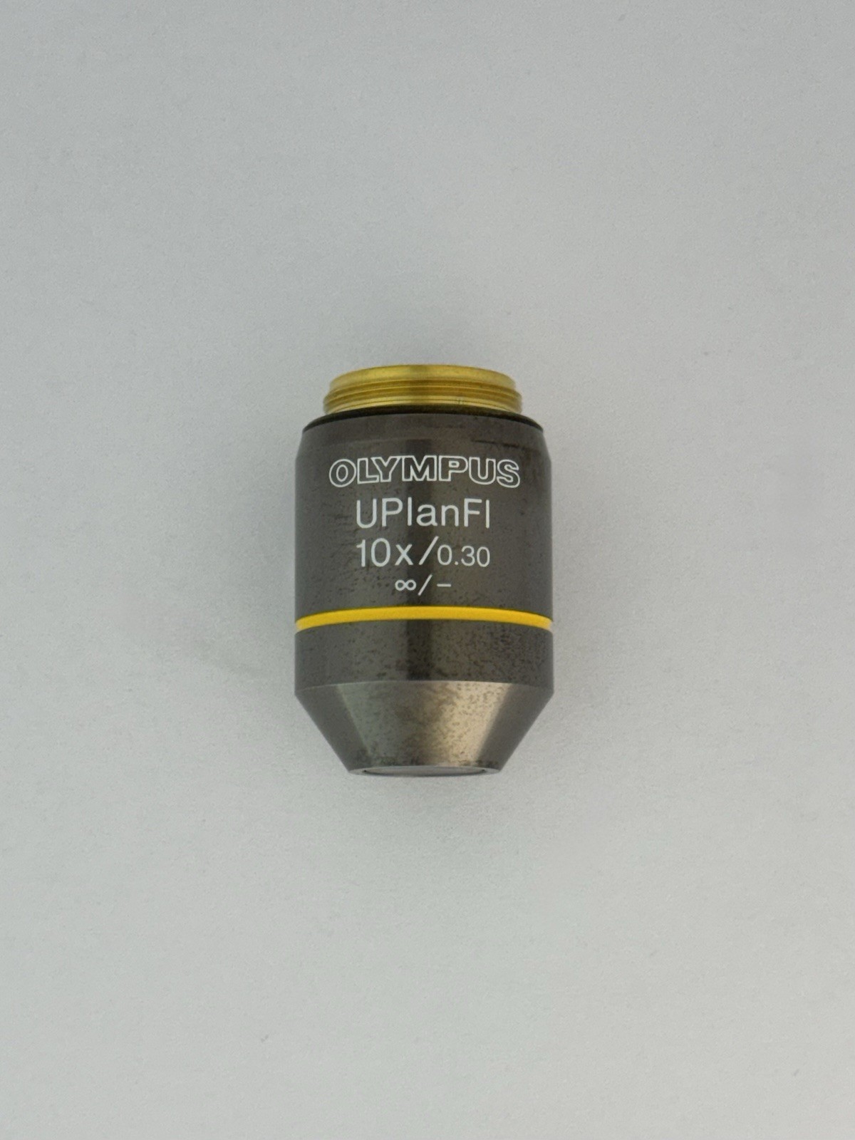 Olympus UPlanFl 10x/0.30 ∞/– UIS Infinity Microscope Objective Lens RMS