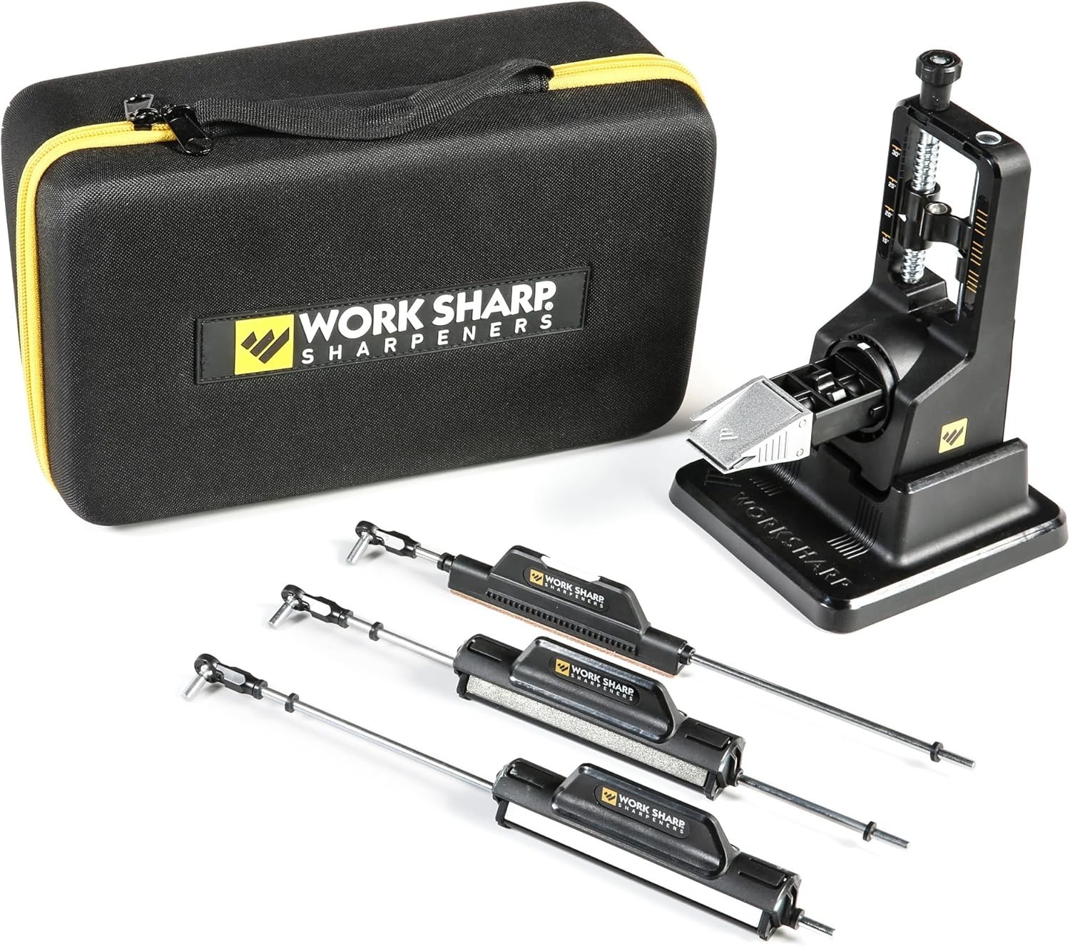 Precision Adjust Elite Knife Sharpener - Fixed Angle Sharpening System for Kitch