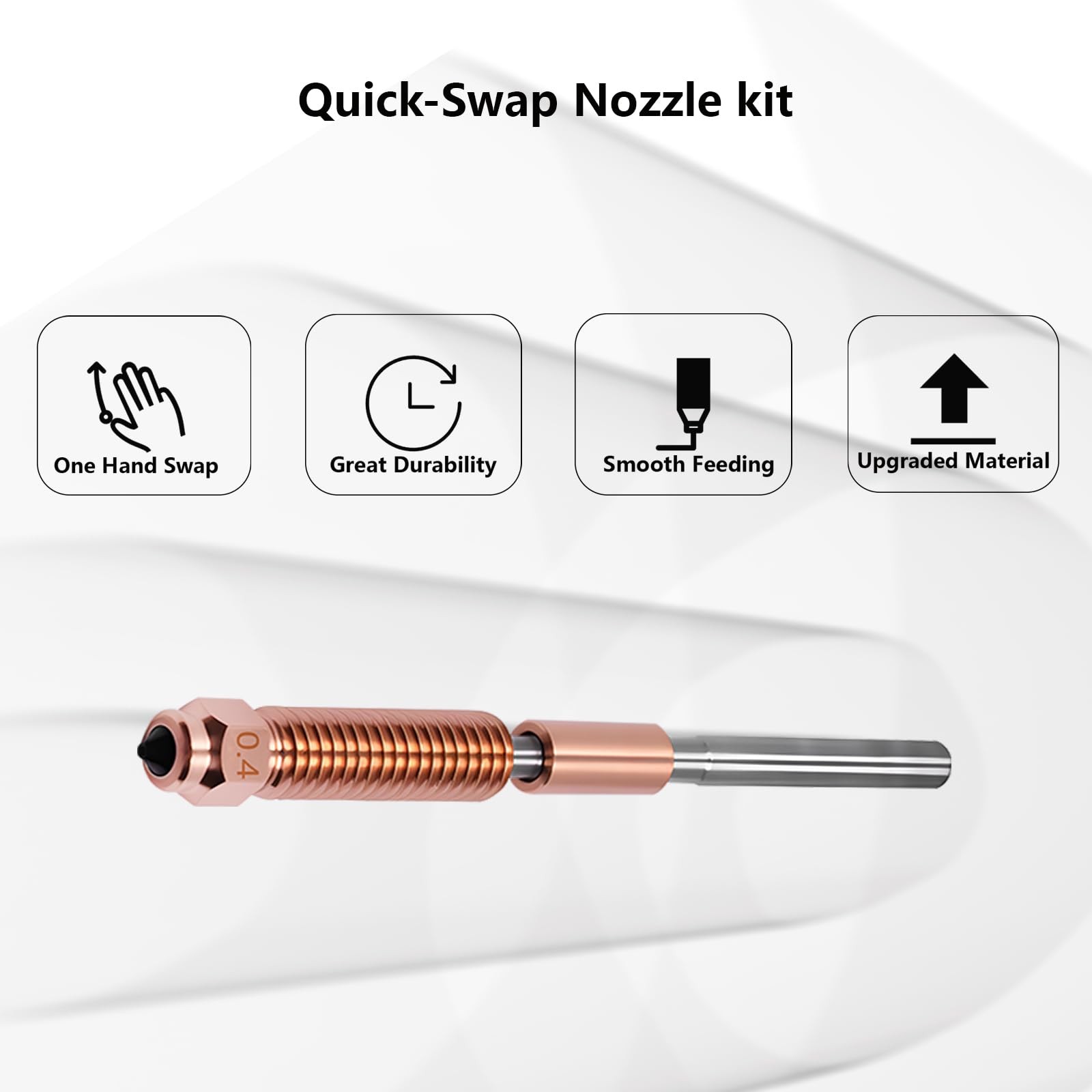 LANKEGU K1C Nozzle 0.2-0.8mm 5PCS