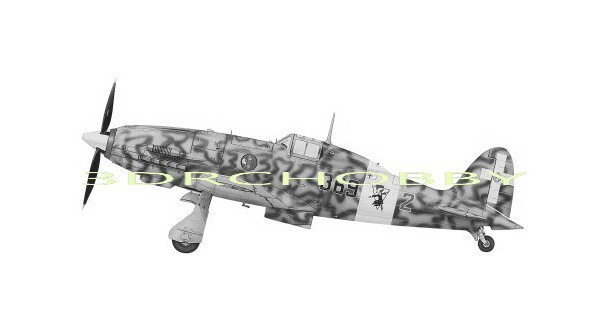 Macchi 202 61" Wingspan RC Airplane Kit Laser Cut Balsa & Ply Short Kit W/ Plans