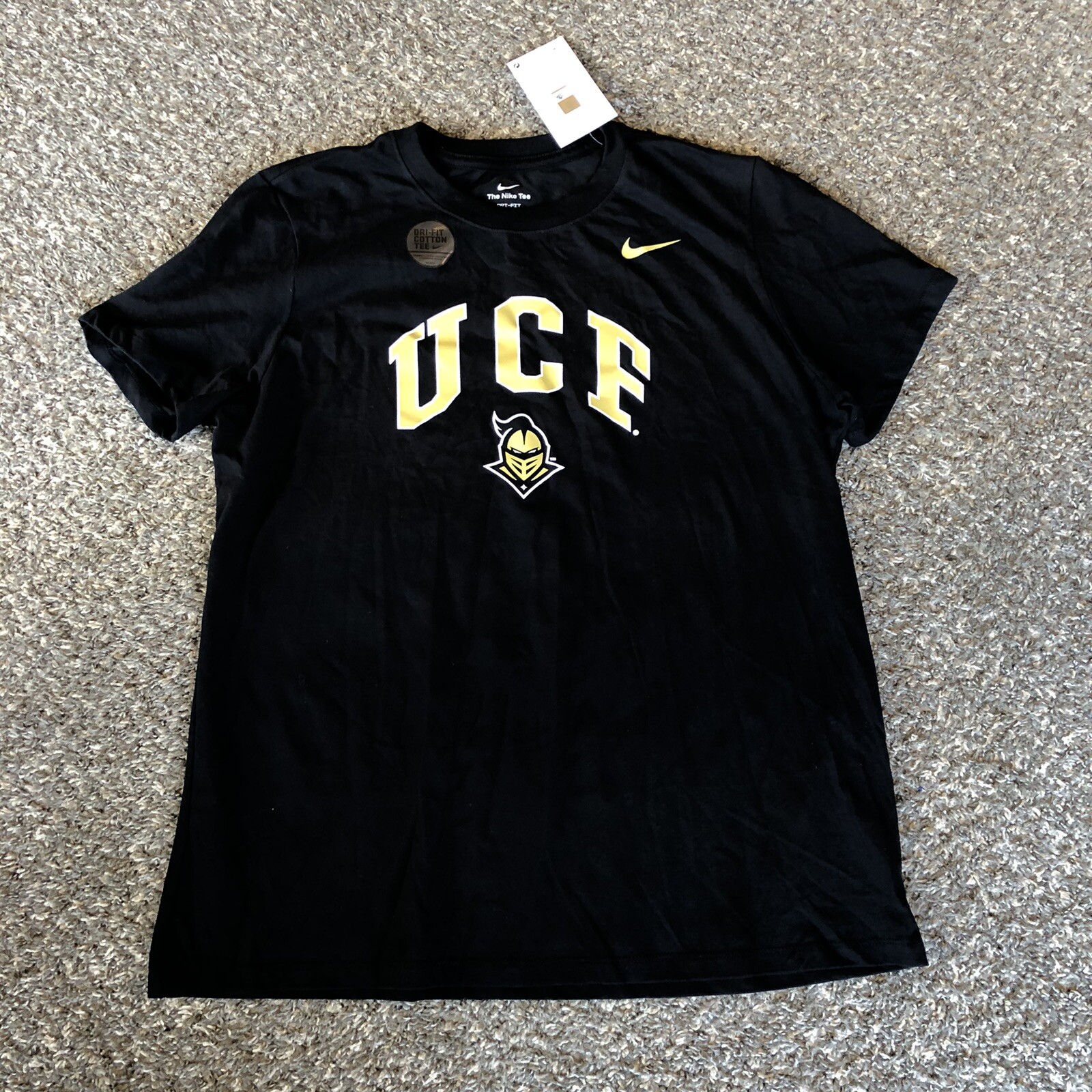 NEW Nike Dri-Fit UCF Knights T-Shirt Black Women's Size XL